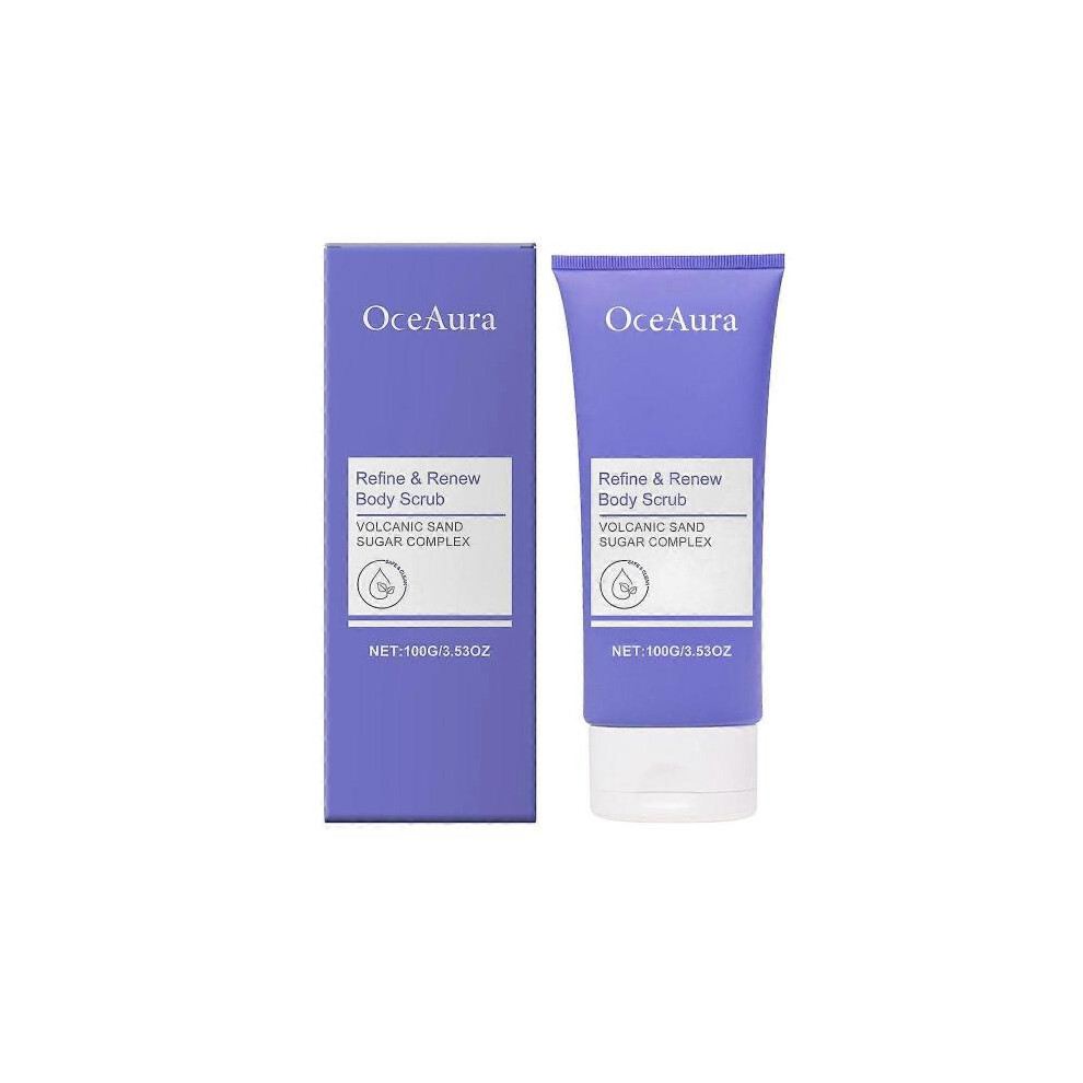 (2PCS) Refine & Renew Body Scrub  Smoothing Body Exfoliator, Renewing Body Scrub, Softens and Hydrates The Look of Rough, Dry Skin