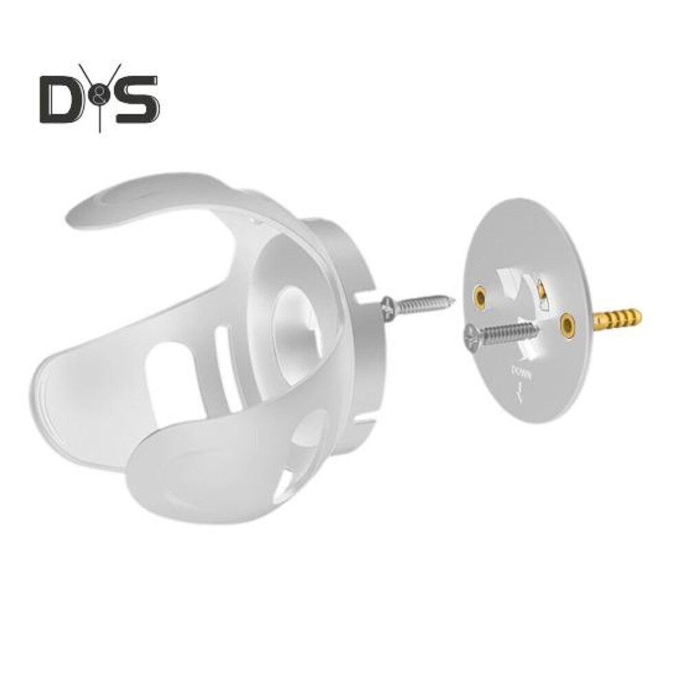(white) Wall Mount Holder for Echo Dot 4/5 Generation Bracket Space Saving Stand with Cord Management Angle Adjustment Speaker Bracket
