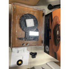 (As show, One size) Retro Vinyl Record Player LP Turntable Portable Record Player Vintage Gramophone 3-Speed BT5.0 Wirel