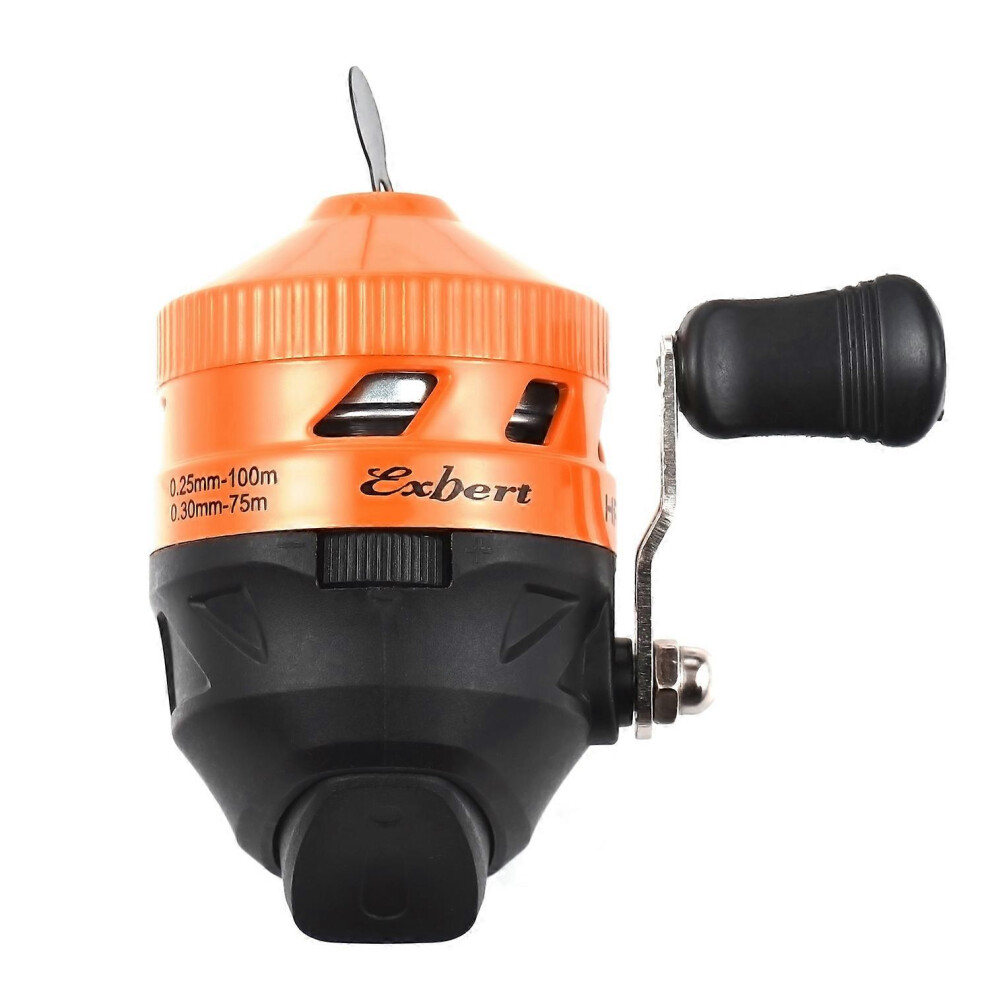 (As show, One size) 6.6-8.8lbs Smooth Drag Spincast Reel High Speed 3.4:1 Gear Ratio Right Hand Pre-Spooled Fishing Reel