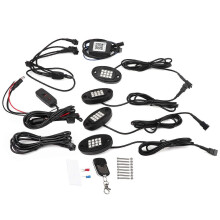 (As show, One size) LED Rock Light Kits 4 Pods for Truck UTV ATV with Dimmer Switch