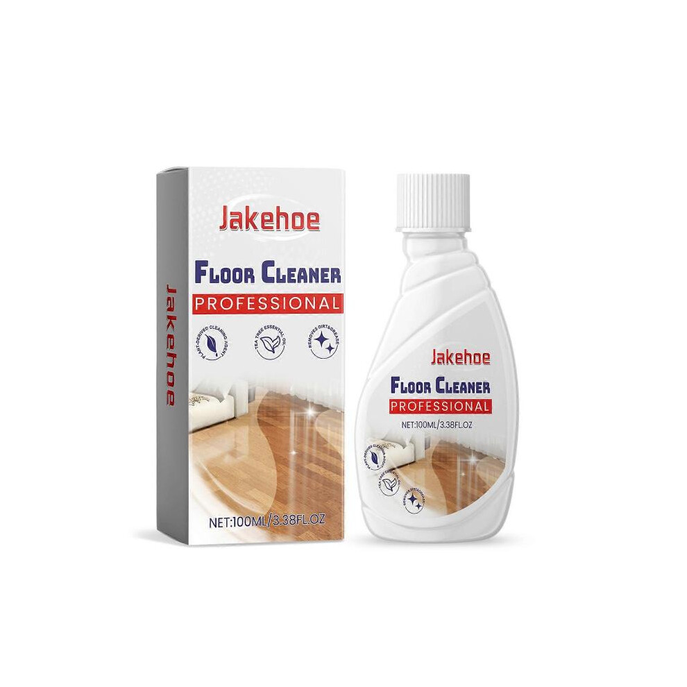 (2Pcs) Floor Cleaner, Powerful Decontamination Floor Cleaner, 100ml Laminate Floor Polish Tile Cleaner, Wooden Floor Cleaner