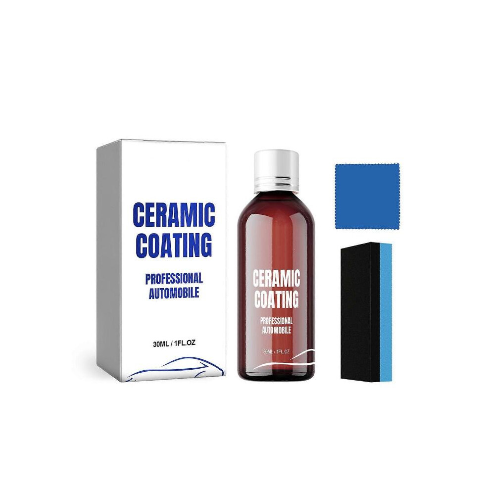 (30Ml -2Pcs, ) Ceramic Coating For Cars, Nano Coating Kit Super Ceramic Car Coating Hydrophobic, Car Paint Protection High Gloss Vehicle Ceramic Brown 5004229878728