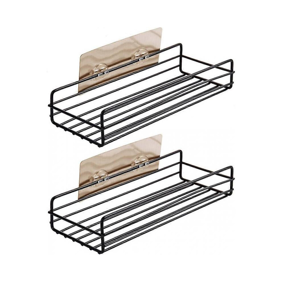 Shower shelf without drilling, 2-pack shower shelf wall shelf