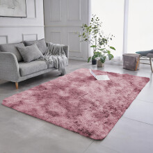 (200cm x 290cm (6ft 8" x 9ft 7")_Living Room Rug, Tye Dye Pink) Nonslip Shaggy Fluffy Rugs Soft Extra Large Living Room Bedroom Carpets
