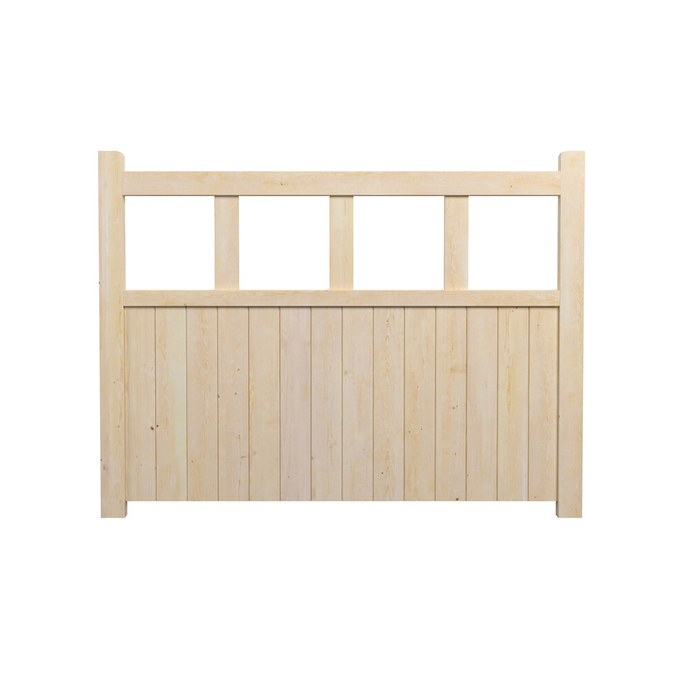 Cottage Wooden Gate Kit - Timber - L4.3 x W120.5 x H91.5 cm - Natural Finish
