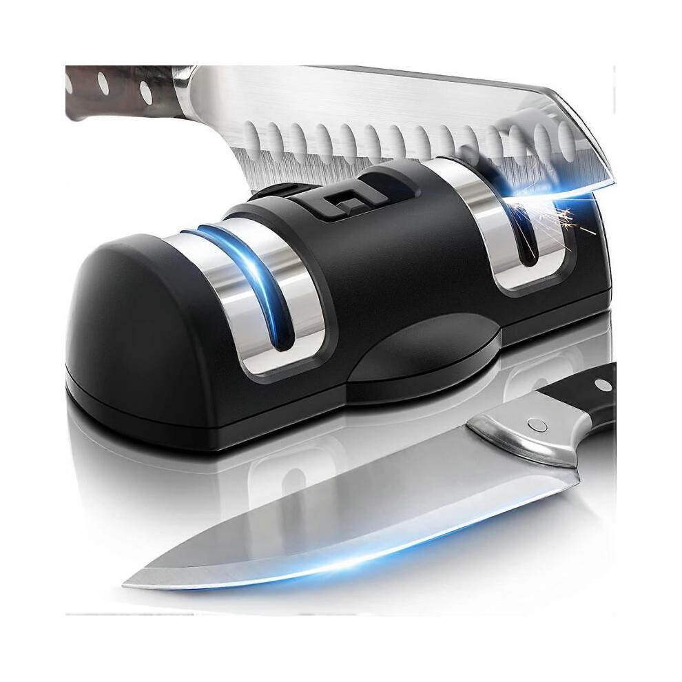 Professional knife sharpener, sharpening tool for repairing and polishing kitchen and pocket knives