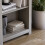 Home Discount (Grey & Oak) Arlington 4 Tier Bookcase Shelf Library Storage 4