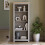 Home Discount (Grey & Oak) Arlington 4 Tier Bookcase Shelf Library Storage 6