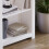 Home Discount (White & Oak) Arlington 4 Tier Bookcase Shelf Library Storage 4