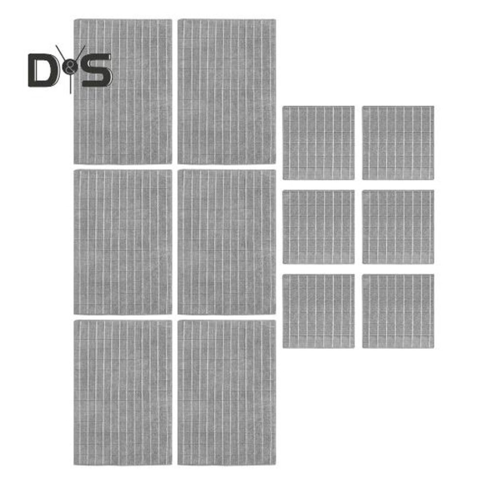 (dark gray, 12pcs) 12 Pcs Kitchen Towels Super Absorbent Dishcloths Set Quick Drying Rags For Washing Dishes And Countertops Microfiber Dishwashing Cloth