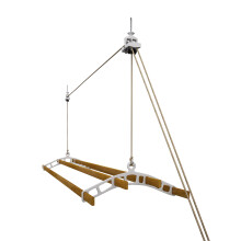 (4 Lath White, 1.0m) Pulley Clothes Airer Ceiling Maid Victorian Laundry Rack Maiden Kitchen Dryer 4,6,7 Laths with & without laths