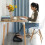 Adjustable Under-Desk Footrest with Massage Rollers - 6 Height Positions 10