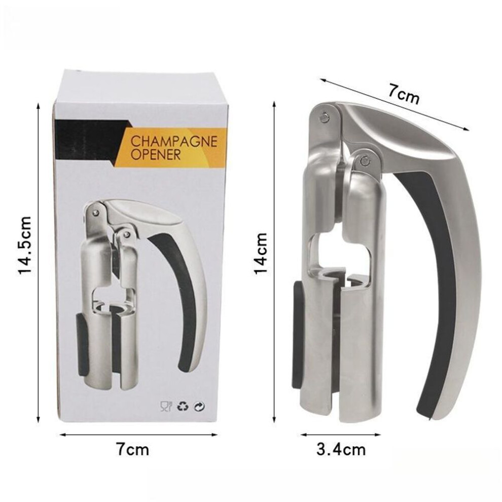 Professional Champagne Corkscrew New Wine Bottle Opener Sparkling Wine Cork Puller Home Bar Champagne Corkscrew Kitchen Gadgets
