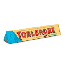 Toblerone Swiss Milk Chocolate Honey & Almond Nougat & Salted Caramelised Almonds Bar 100g