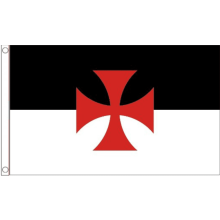 (3' x 2' - 90cm x 60cm) Crusades Knights Templar Battle Polyester Flag