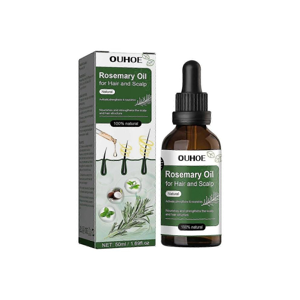 Hair Care Rosemary Oil, Anti-Loss Hair Nourish And Strengthen Hair Care Essential Oil