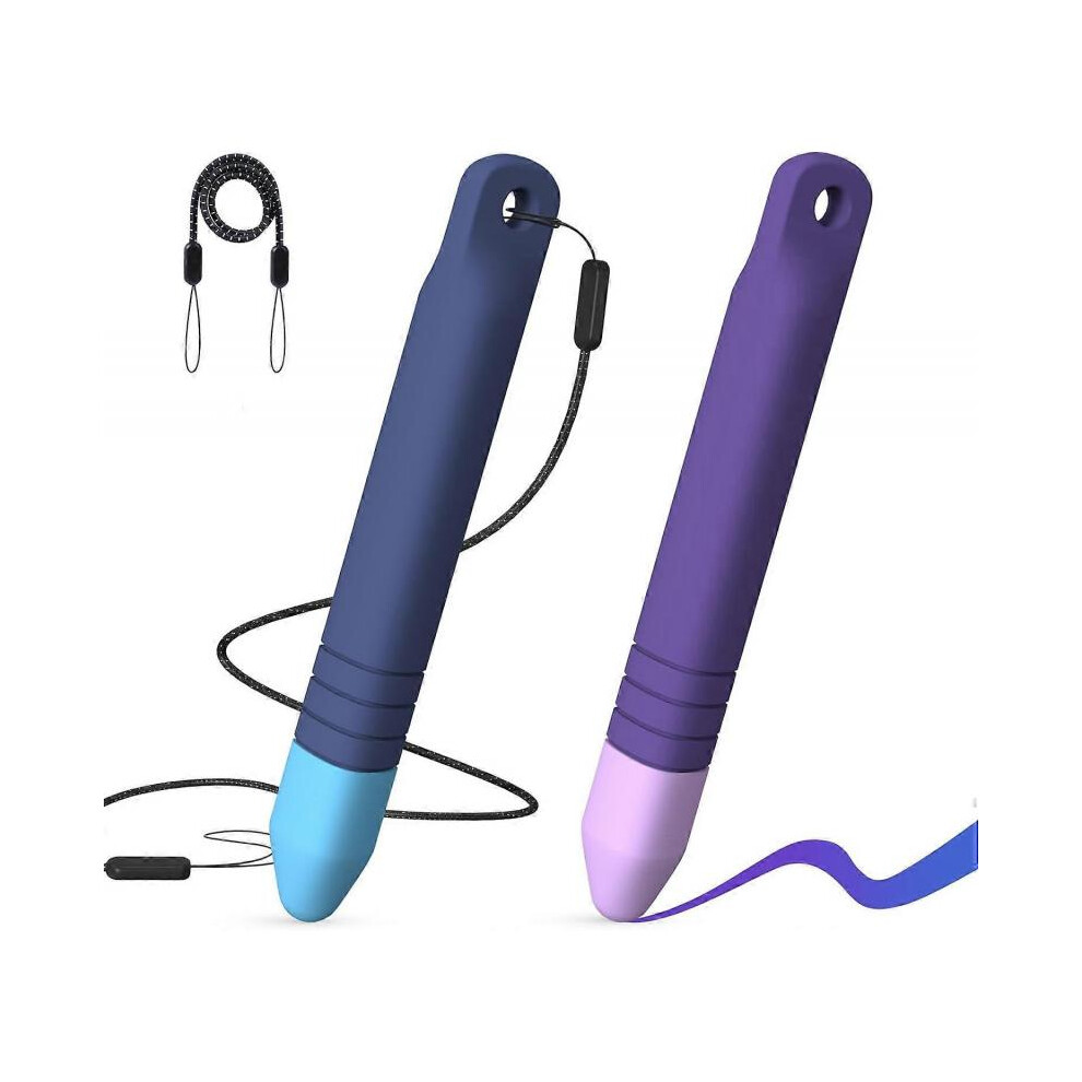 Kid Stylus Pens, Tablet Stylus Anti-Rolling 2 Pack For For Touch Screens With Tethers, Compatible With Ipad, Fire Tablet, Tablets 5004229915478