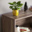 Vida Designs (Walnut) Cambridge 3 Tier Wide Low Bookcase Storage Shelf 3