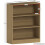 Vida Designs (Oak) Cambridge 3 Tier Wide Low Bookcase Storage Shelf 7