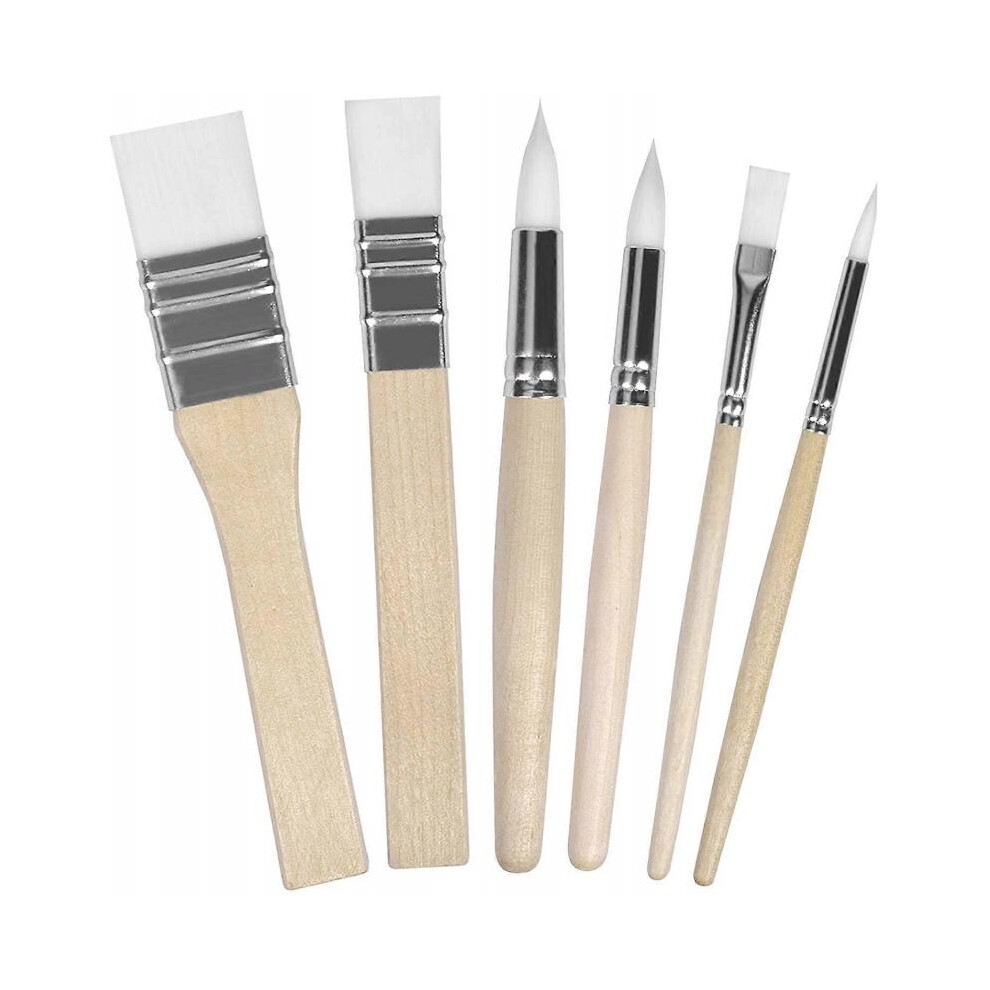 Pcs Paint Brushes, Six Sizes Artist Paint Brush Set Art Paint Brush Oil Painting Acrylic Paint Brush, Paint Brushes Set Paint Brush