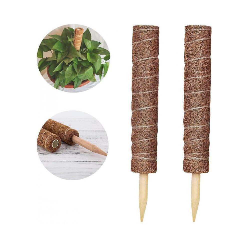 Pieces Plant Stake, Coir Stake, Coir Pole, Coir Stick for Home Garden Plant Climbers Plant Support Extension
