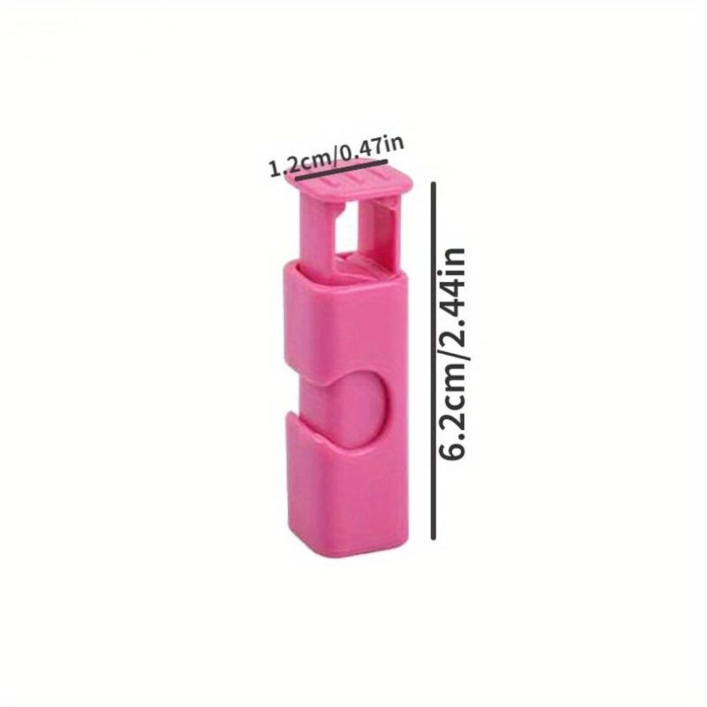 (pink, 10-Pack) Food Sealing Bag Clips 10pcs, Reusable Fresh Food Storage Tools Plastic Sealer Clamp Snack Bread Seal Bag Home Kitchen Storage Clips