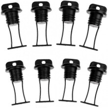 8 Pieces Hull Thread Drain Plugs Kayak Accessories Plastic Boat Drain Holes Bungs fit for Canoe Marine Boat Fishing