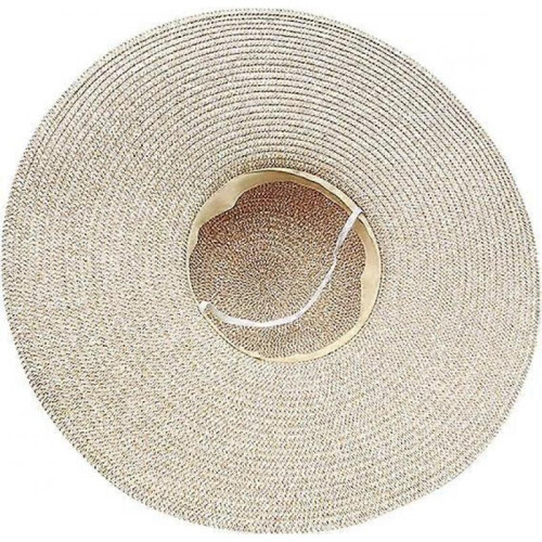 Womens Wide Brim Straw Hat Floppy Foldable Roll up Cap Beach Sun Hat 1