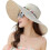 Womens Wide Brim Straw Hat Floppy Foldable Roll up Cap Beach Sun Hat 3