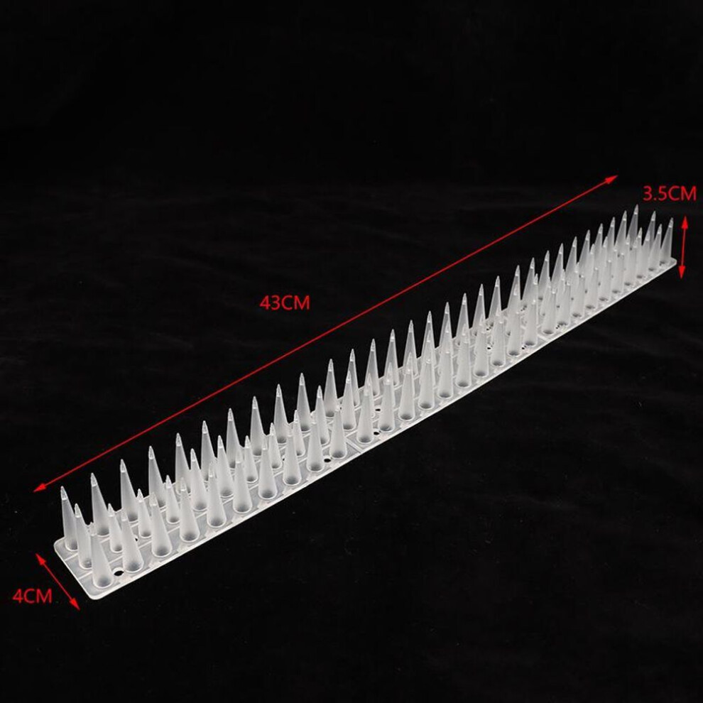 Diy Accessories Repeller Cat Plastic Bird Repellent Anti Pigeon Anti-bird Squirrel Garden Fences Control Transparent Spikes