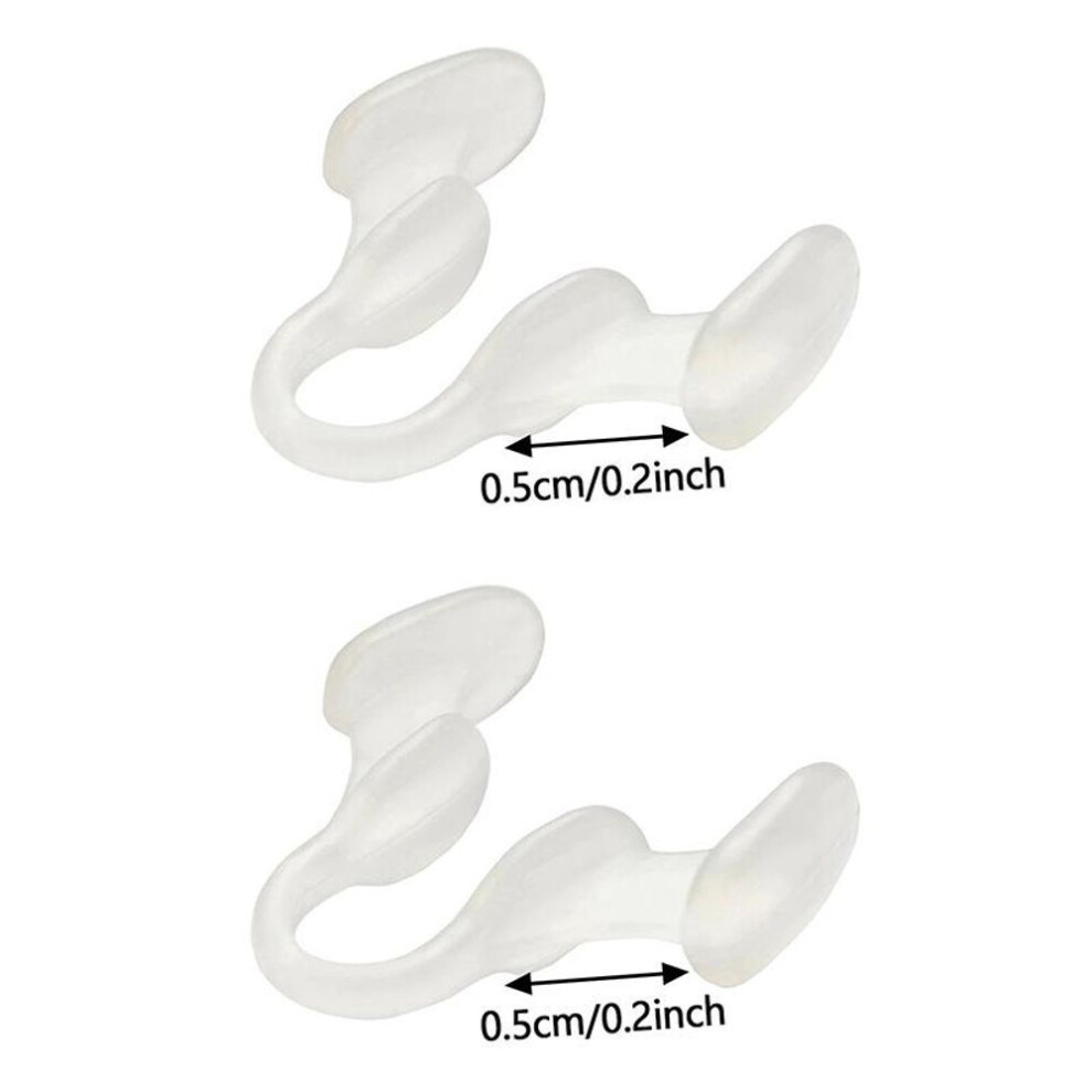 (white) Silicone Anti Snoring Nasal Dilator Improve Sleep Silicone Nose Clip Sleeping Aid Prevention  Gadget Anti-snoring Devices Help B