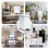 5L BATHROOM SLIM KITCHEN PEDAL RECTANGULAR BIN WASTE WITH SOFT CLOSING LID WHITE 4