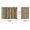 Wheelie 166 x 79 cm Dip Treated Double Bin Store 3