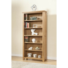 Shrewsbury 6' Bookcase - L30 x W90 x H180 cm - Oak