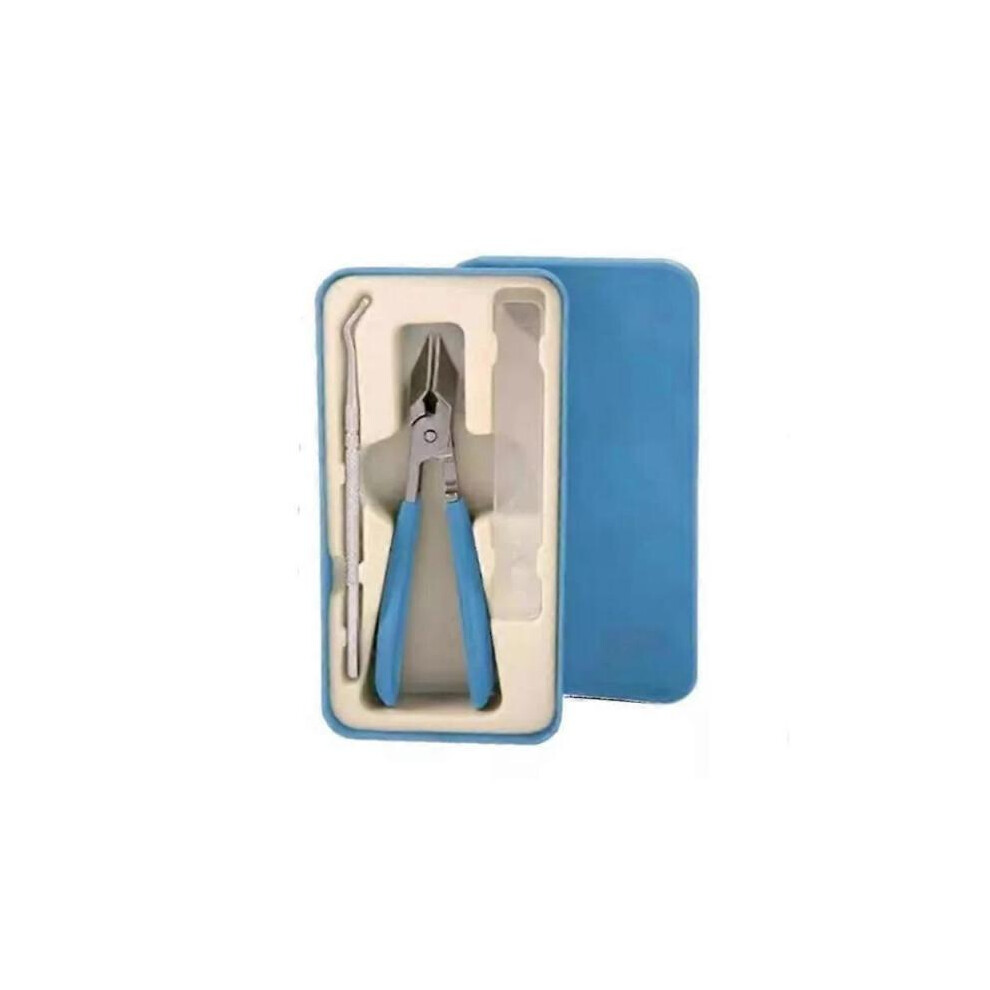 Blue (Blue) Wide Jaw Opening Anti-Splash Slanted Clipper,Slanted Nail Clippers No Splash