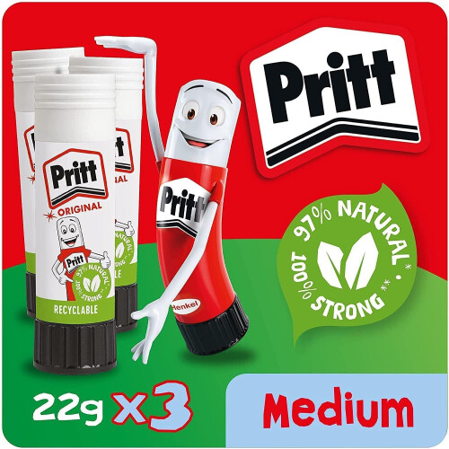 Pritt Child-Friendly Glue Sticks 22 g, 9 Sticks 1