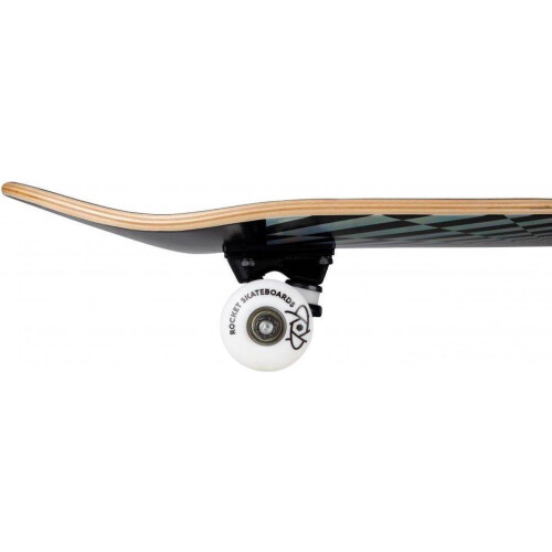 ROCKET Complete Skateboard - Prism Foil Silver 7.75 "x31" Skateboard 1