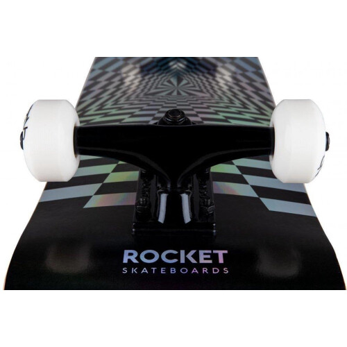 ROCKET Complete Skateboard - Prism Foil Silver 7.75 "x31" Skateboard 2