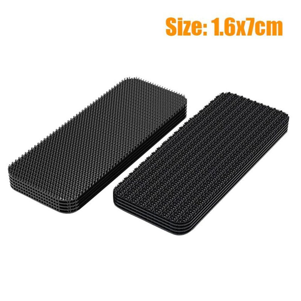 (2Pairs) 50pcs Double Faced High Adhesive Fixing Stickers Carpet Pad Dashboard Mat Fixed Patch Home Floor Anti Skid Grip Tape Sticker