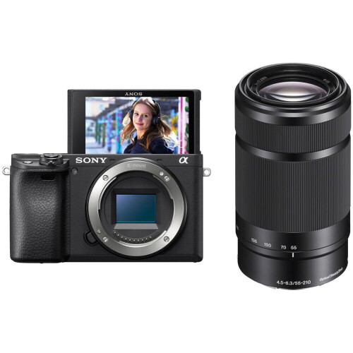 Sony Sony a6400 Mirrorless φωτογραφική μηχανή με σετ φακού 55-210mm - Μαύρο