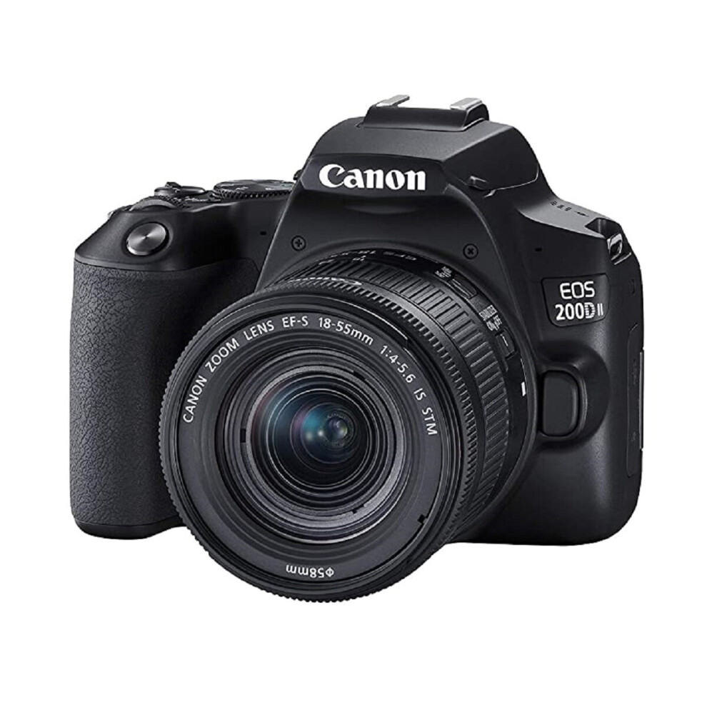 Canon EOS 200D II KIT 18-55 F4-5.6 IS STM Lens - Black