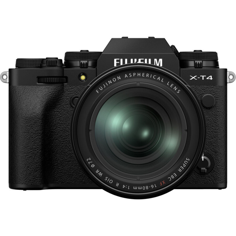 Fujifilm X-T4 Mirrorless Camera with 16-80mm Lens - Black