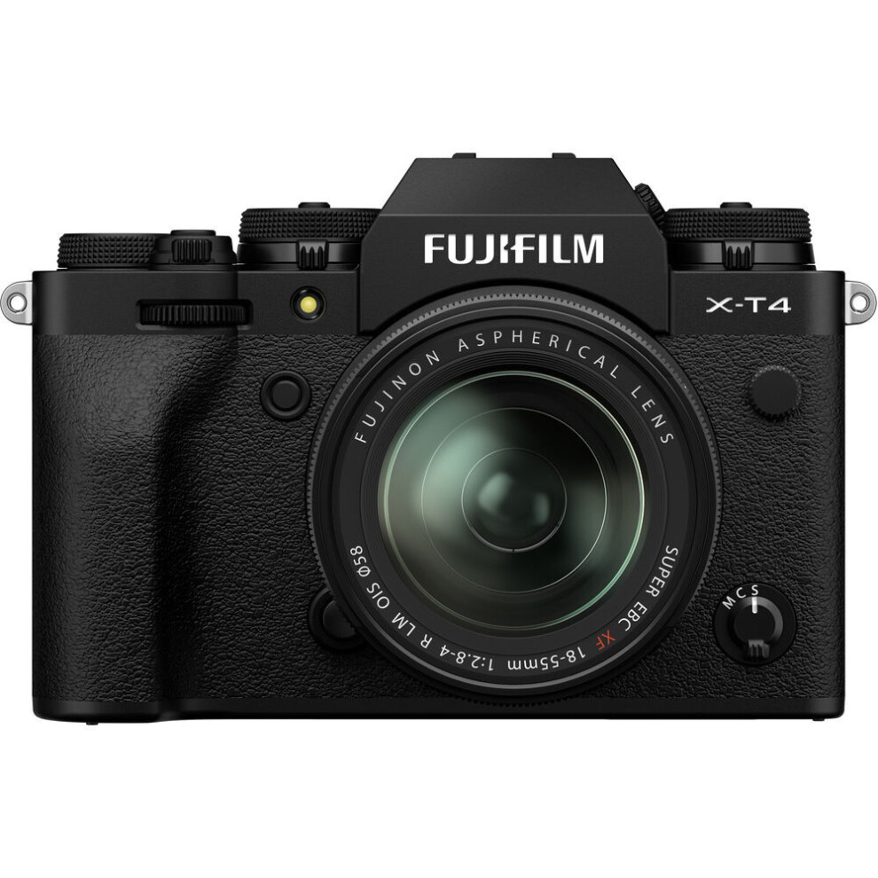Fujifilm X-T4 Mirrorless Camera with 18-55mm Lens - Black