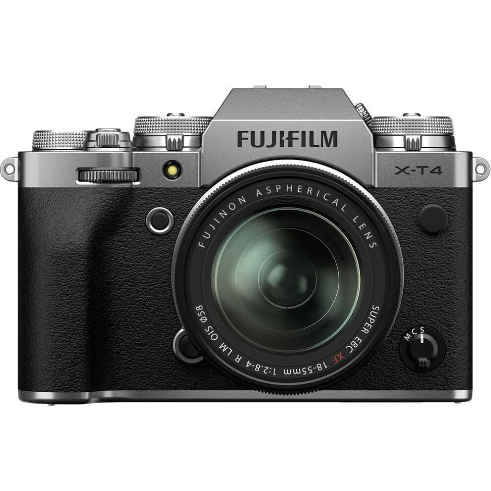 Fujifilm X-T4 Mirrorless Camera with 18-55mm Lens - Silver