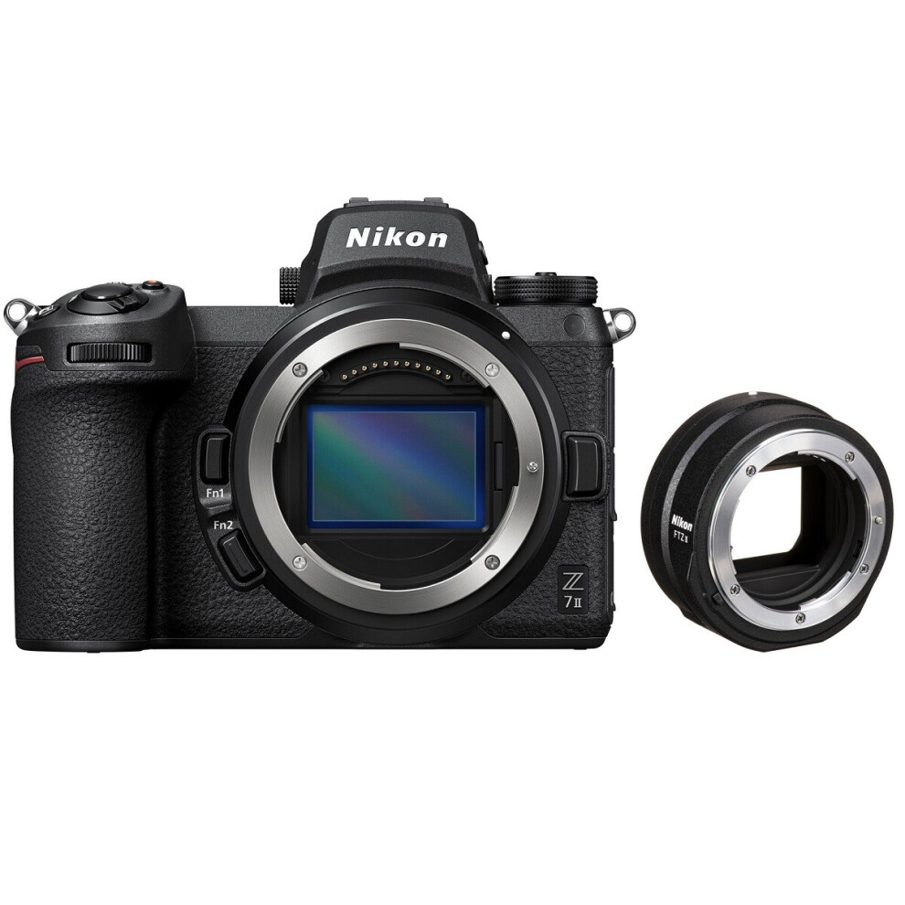 Nikon Z7 II Mirrorless Digital Camera with FTZ II Adapter Kit