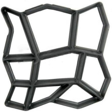 43x43cm Concrete Irregular Paver Mold for Path Path Maker Plastic Paving Mold Mold for Paving Driveway Garden Patio Decking Pathmate Stone