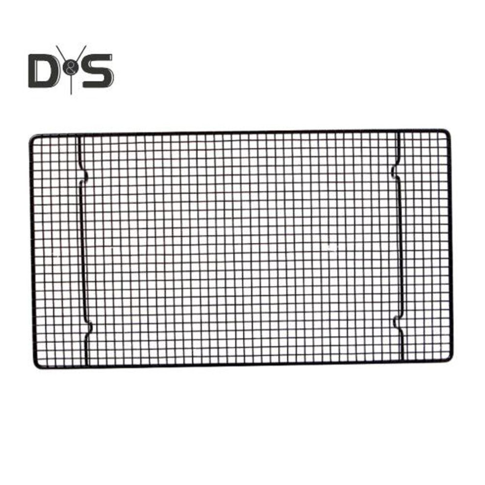 (as the picture, 1pc) 1/2pcs Cake Cooling Rack Rectangular Mesh Folding Bakery Shelf For Desserts Heat Resistant Non-stick Bread Cookies Mousse Noodles Drying Rack