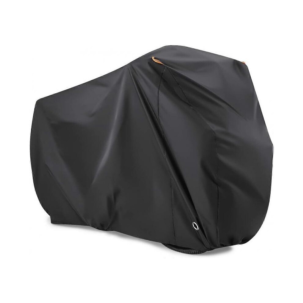 Bike Cover for 2 Bikes, 190T Nylon Waterproof Bicycle Cover Anti Dust Rain UV Protection  with Lock-holes Storage Bag