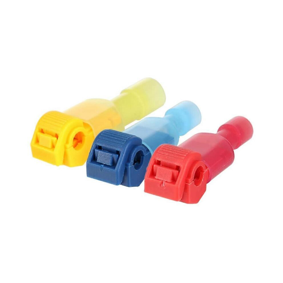 T-Tap Wire Connector, 60Pcs(30 Pairs) Self-Stripping Electrical T Tap Wire Connectors Quick Splice  Kit